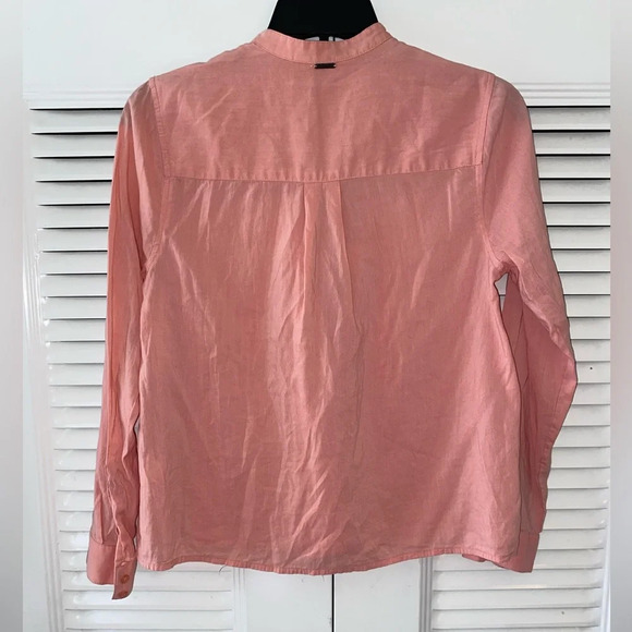 Lucky brand long sleeve Vicky Pintuck top - Picture 6 of 6